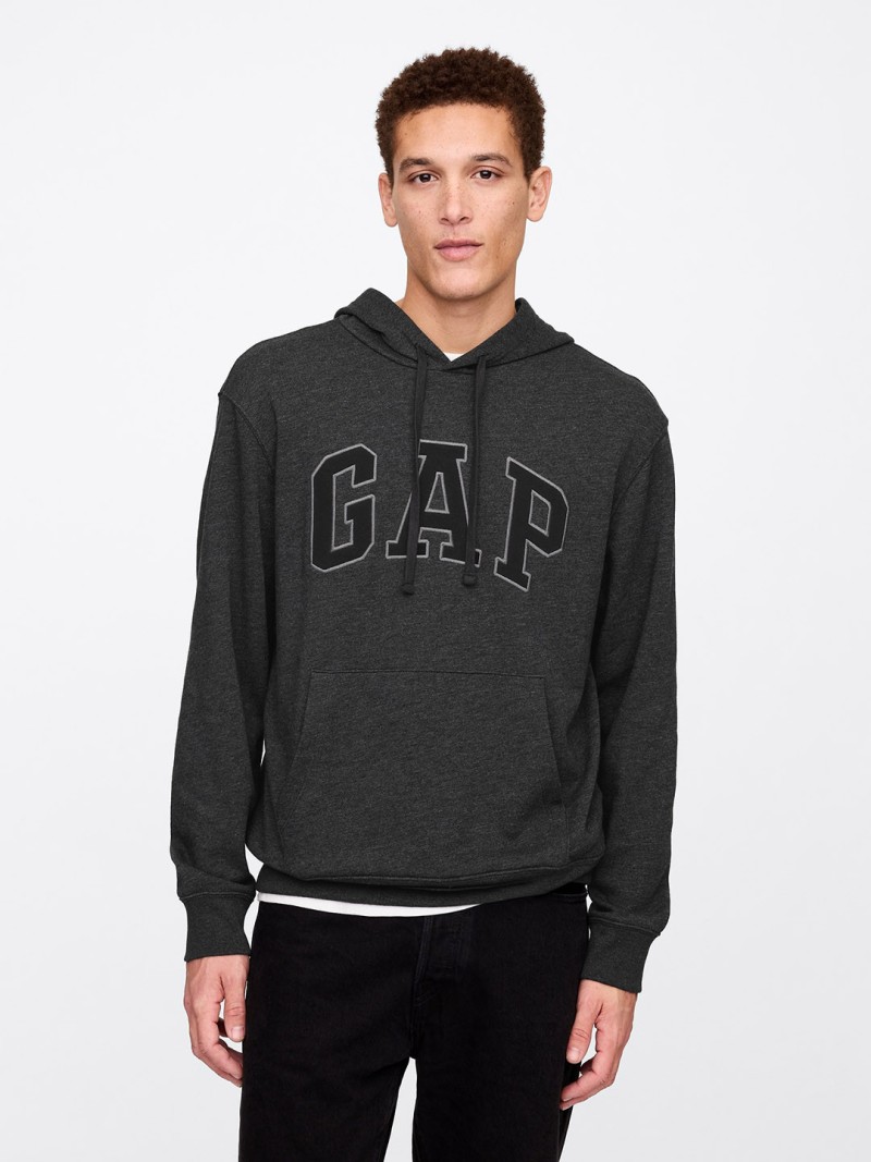 GAP Brand Logo Printed Hooded Sweatshirt