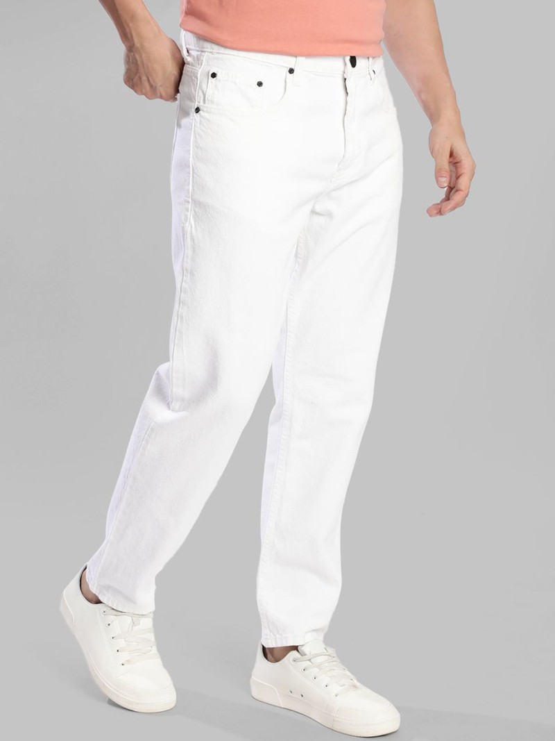 Roadster The Lifestyle Co Men Pure Cotton Mid Rise Clean Look Regular Fit Jeans