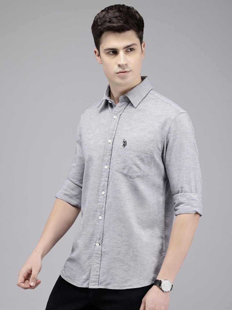 U.S. Polo Assn. Tailored Fit Opaque Casual Shirt